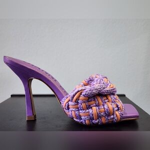 *NWOT* - Gianni Bini | Bibby - Purple & Orange Woven Sandals | US 6.5 Women's